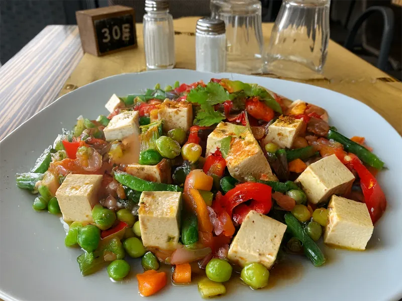 piatti vegani al Bar Devoti